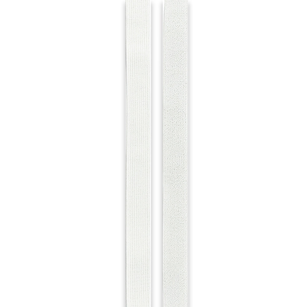 Plush Back Swimwear Elastic 10mm White - Sampler Sampler