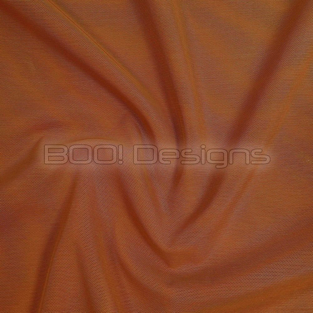Alicante Stretch Net American Tan Fabric