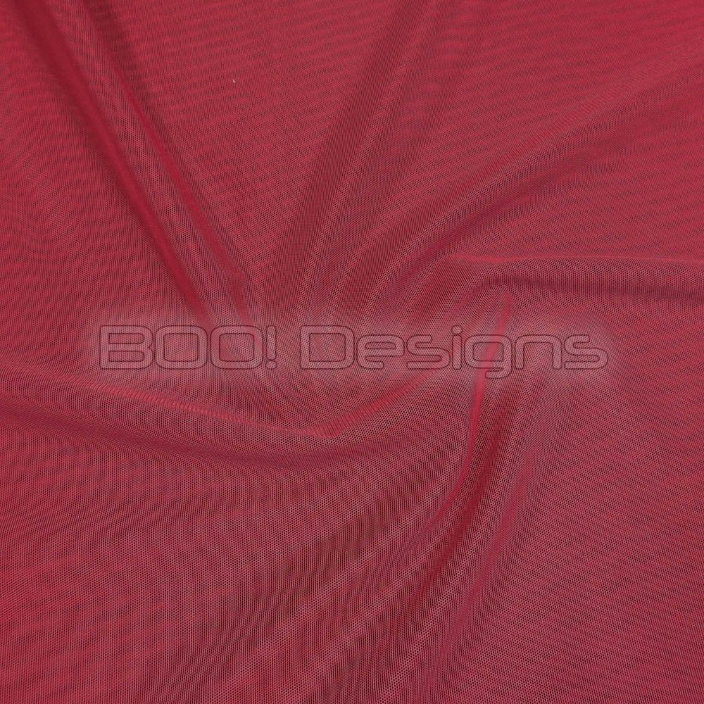 Alicante Stretch Net Carnation Fabric