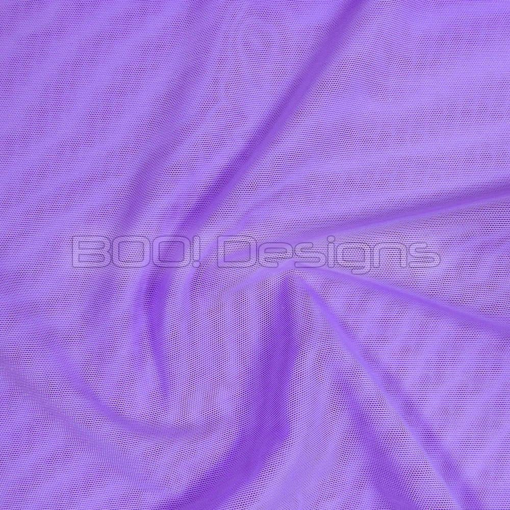 Alicante Stretch Net Lilac Fabric