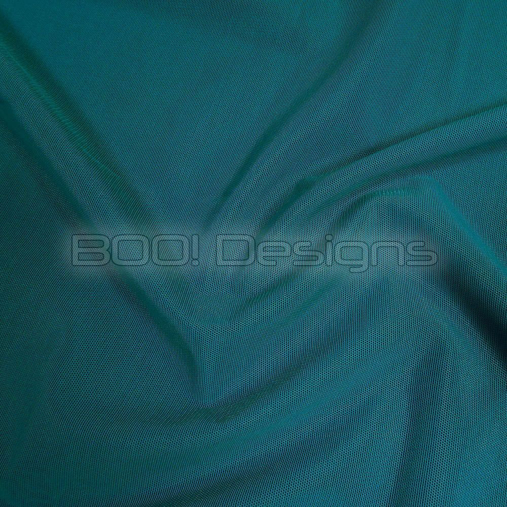 Alicante Stretch Net Moontide Fabric