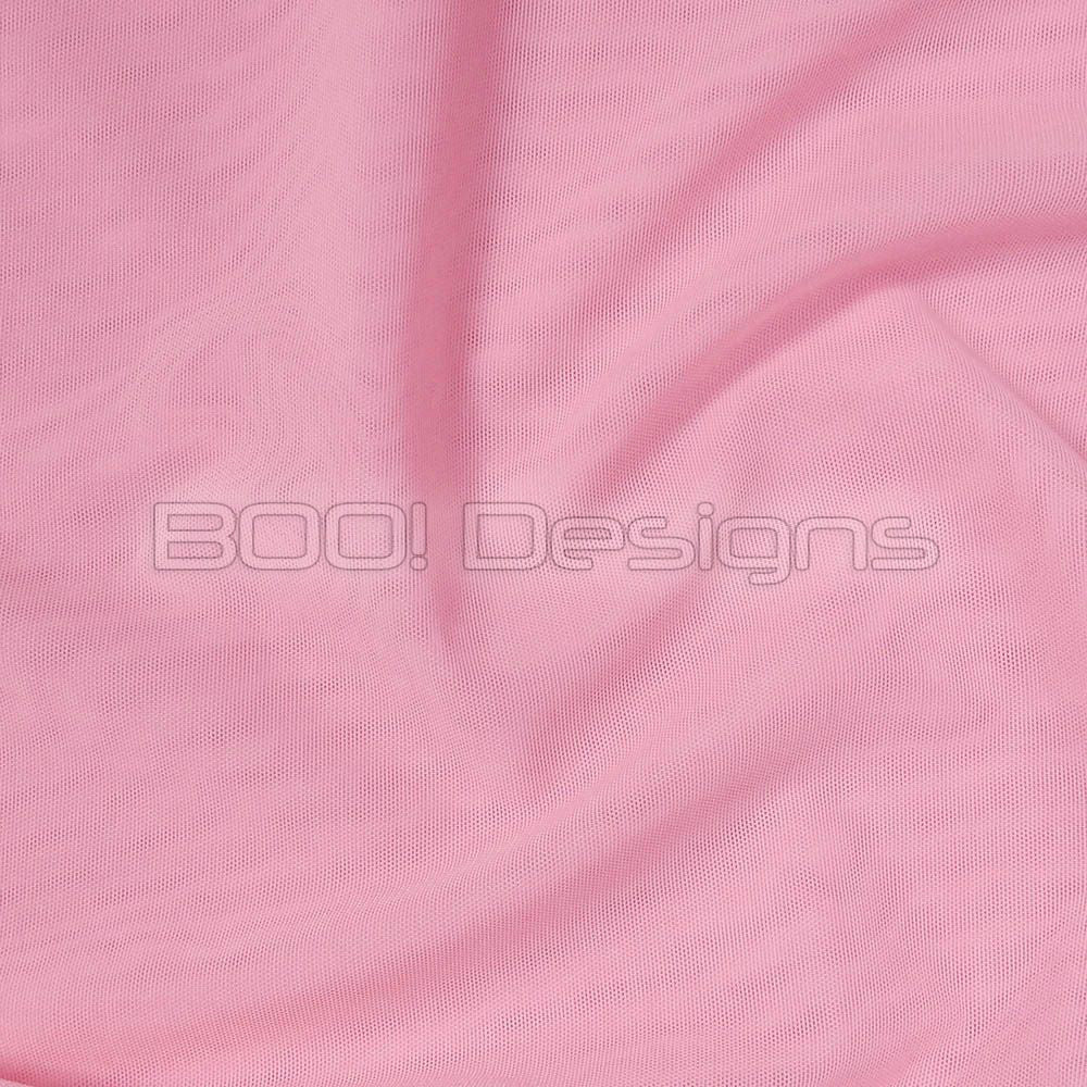 Alicante Stretch Net Princess PInk Fabric