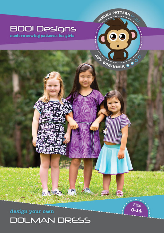 PDF Pattern: Dolman Dress PDF Pattern