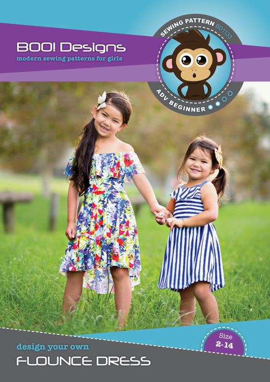 PDF Pattern: Flounce Dress PDF Pattern
