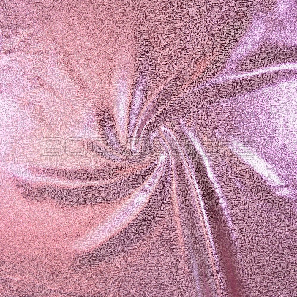 Spandex Metallic Bubble Gum Fabric
