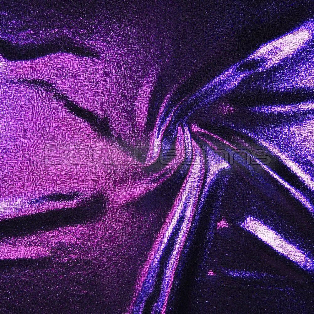 Spandex Metallic Sugar Plum Fabric