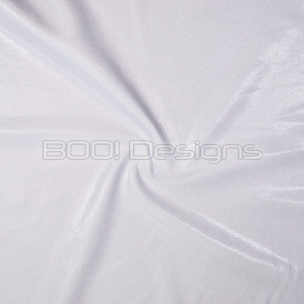 Spandex Metallic Clear Fabric