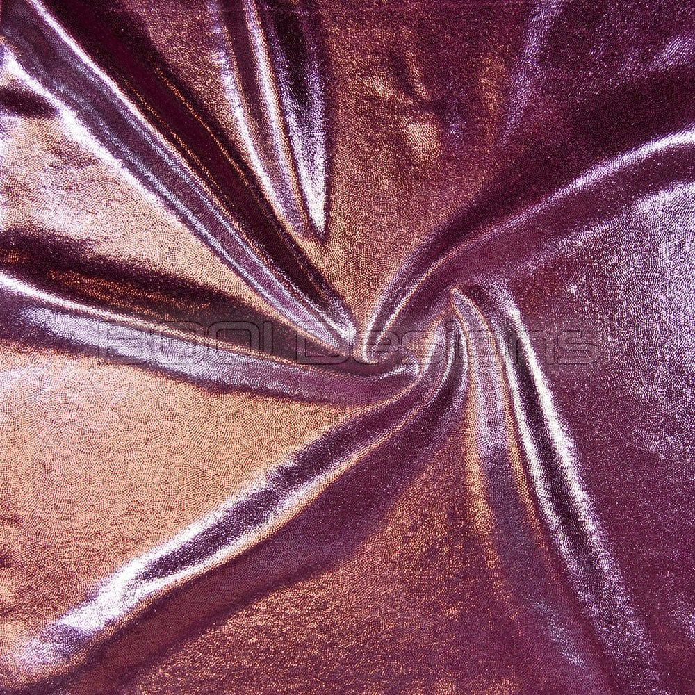 Spandex Metallic Berry Crush Fabric