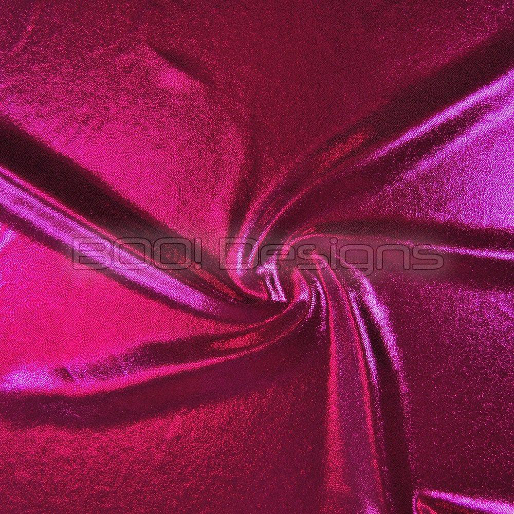 Spandex Metallic Raspberry Fabric