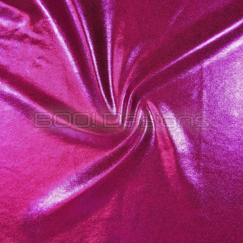Spandex Metallic Magenta Fabric