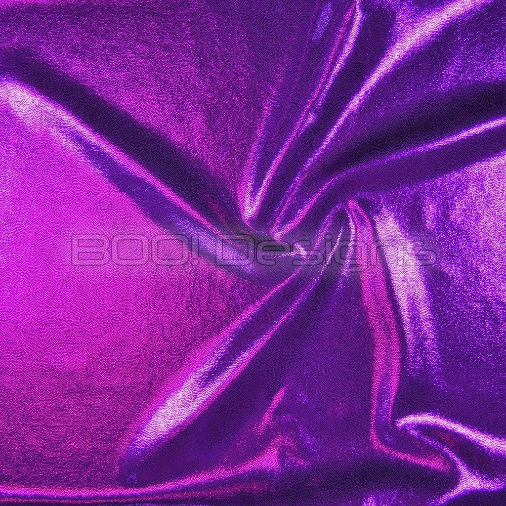 Spandex Metallic Orchid Fabric
