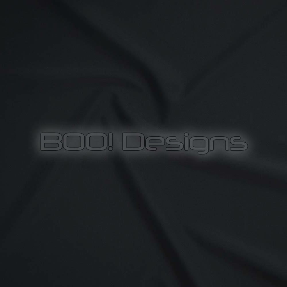 Spandex Vita Solid Black Fabric
