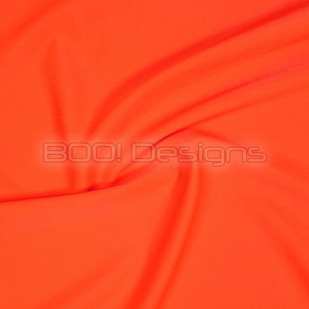 Spandex Vita Solid Neon Orange Rush