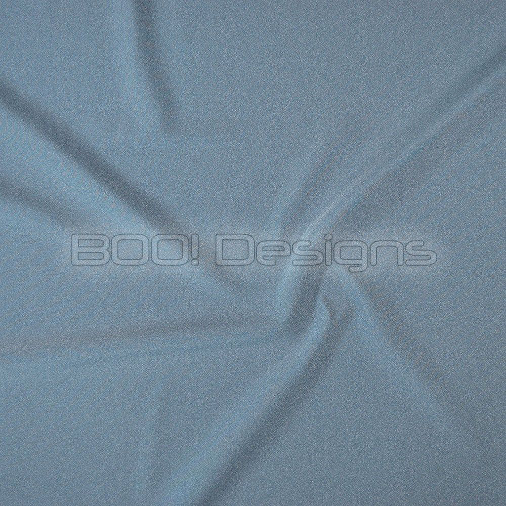 Spandex Shiny Nylon Grey Fabric