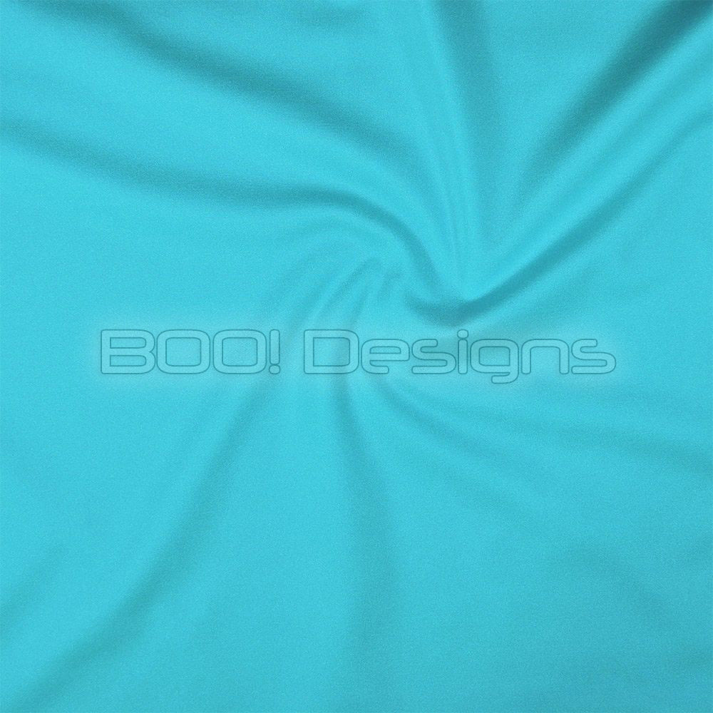 Spandex Shiny Nylon Aqua Fabric