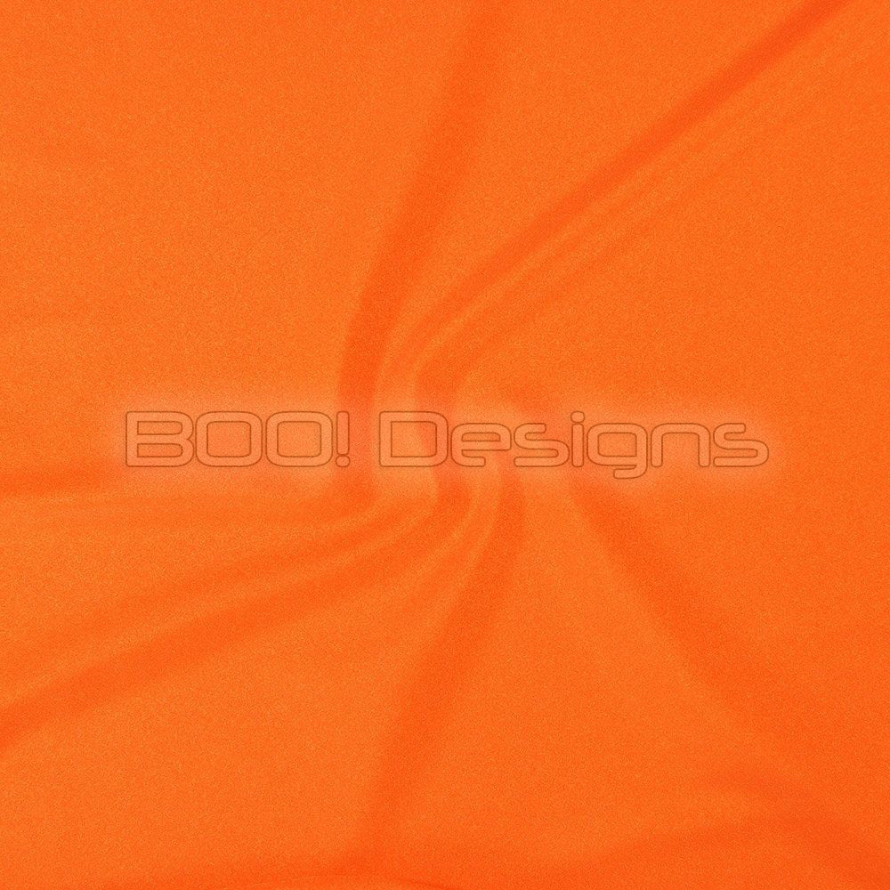 Spandex Shiny Nylon Neon Orange Fabric