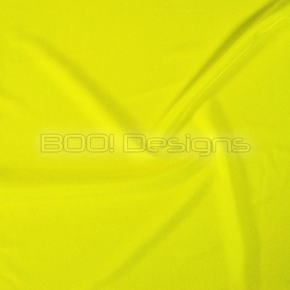 Spandex Shiny Nylon Neon Yellow Fabric