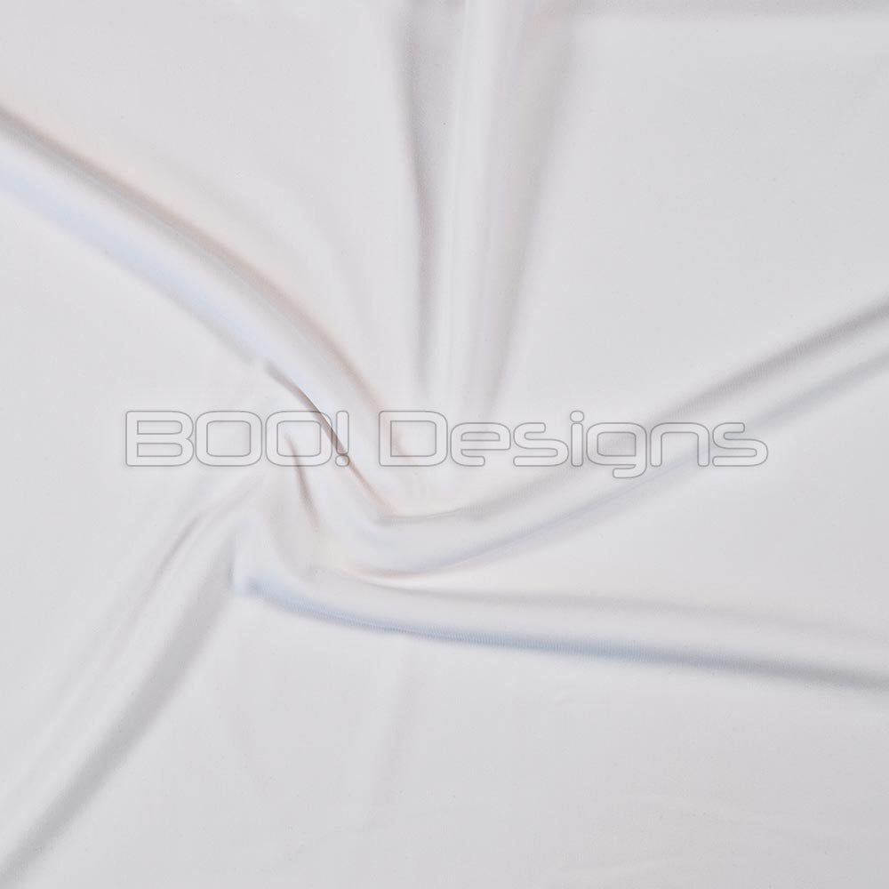 Spandex Sports Performance White Fabric