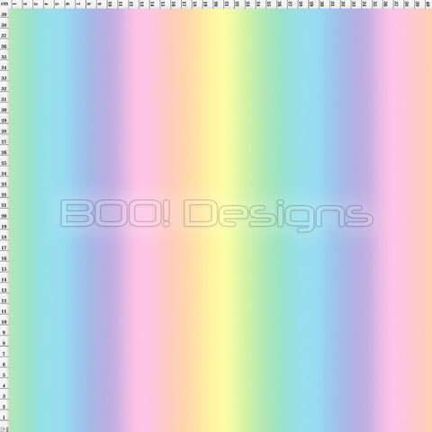 Spandex Pastel Rainbow Stripe