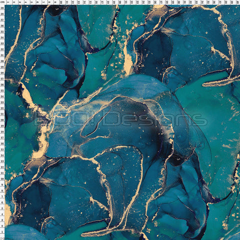 Spandex Ink Ethereal Teal - Sports Performance 250gsm