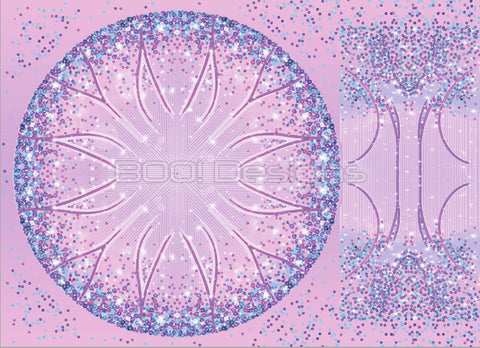 Spandex Circle Panel Lover Pink Regular [FLAWED] - FOR JENNA