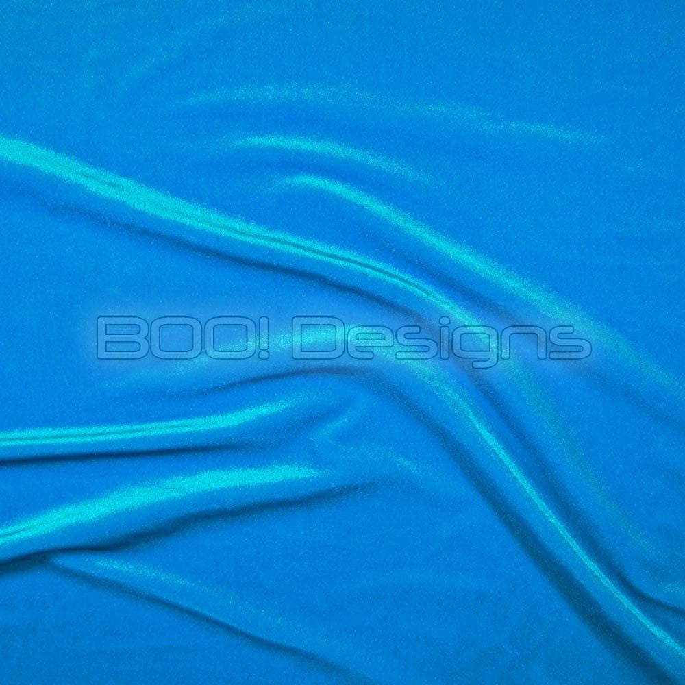 Spandex Smooth Velvet Turquoise Fabric