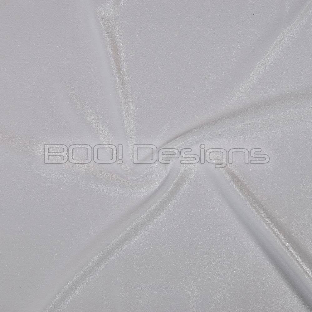 Spandex Smooth Velvet White Fabric