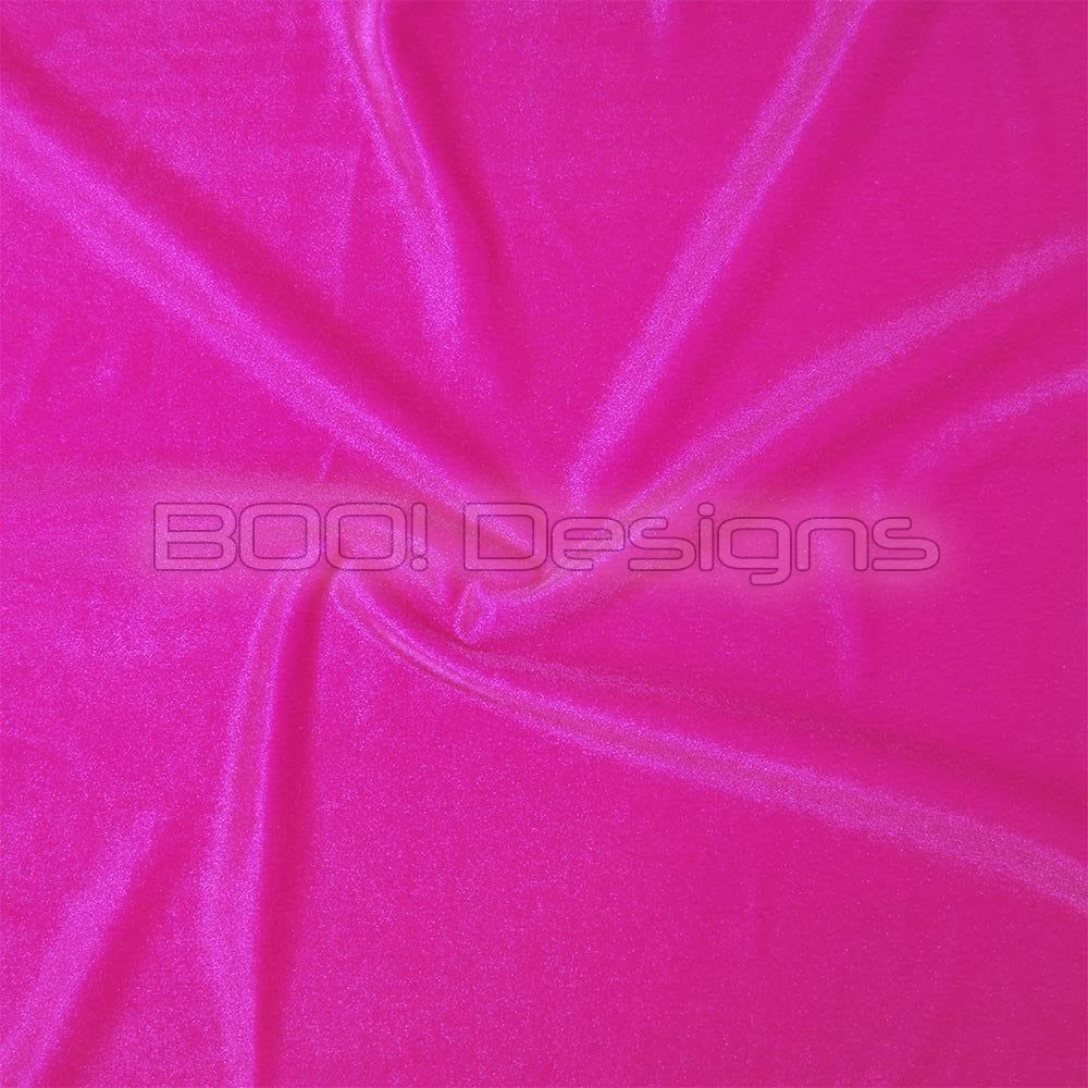 Spandex Smooth Velvet Electric Pink Fabric