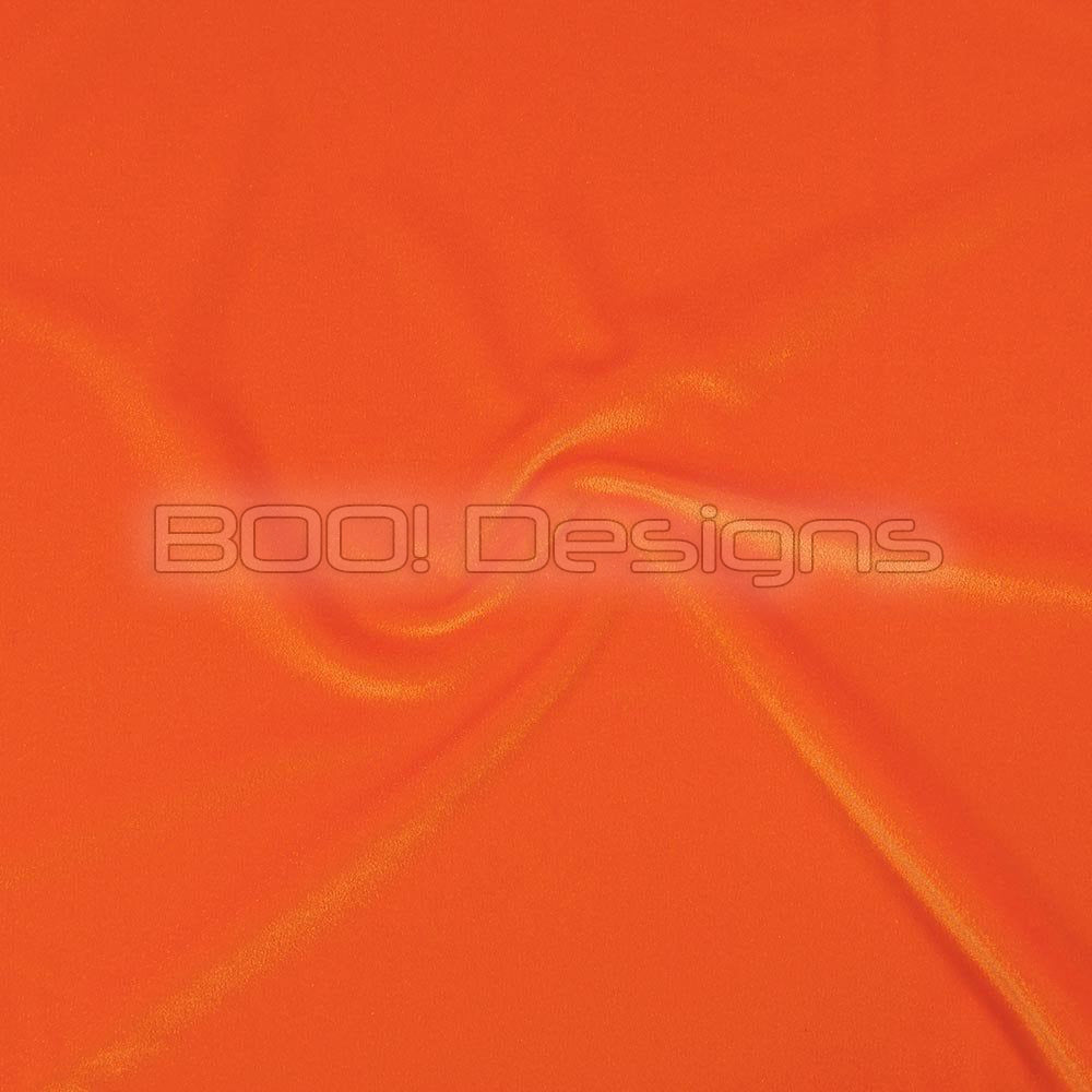 Spandex Smooth Velvet Hot Orange Fabric