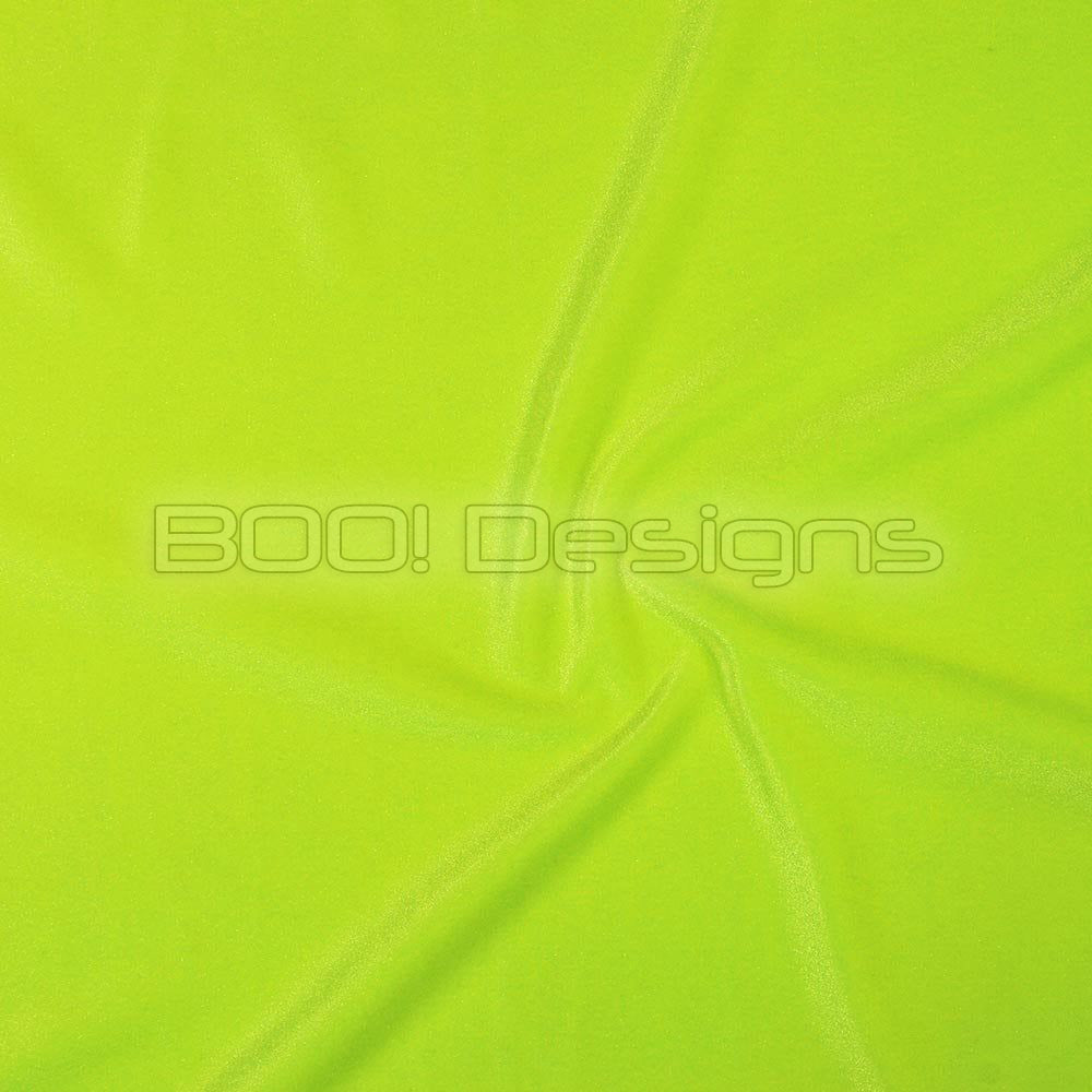 Spandex Smooth Velvet Neon Yellow Fabric