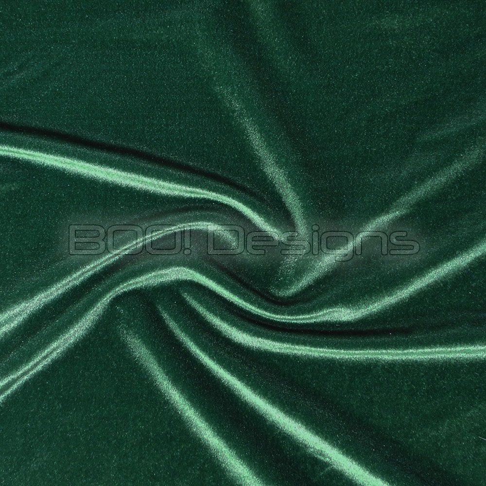 Spandex Smooth Velvet Moss Fabric