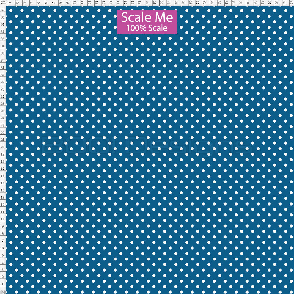 Spandex BOO35 Spots Prussian - Spandex 190gsm / 100% Fabric