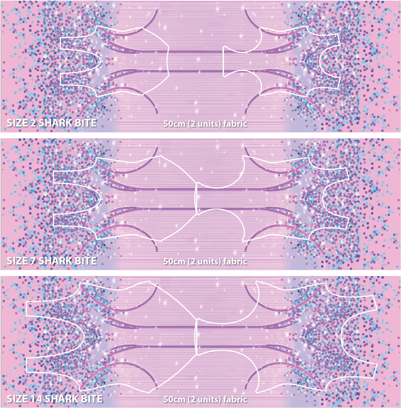 Spandex Lover Border Gold - Glitter Stardust