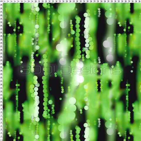 Spandex Party Blur Green