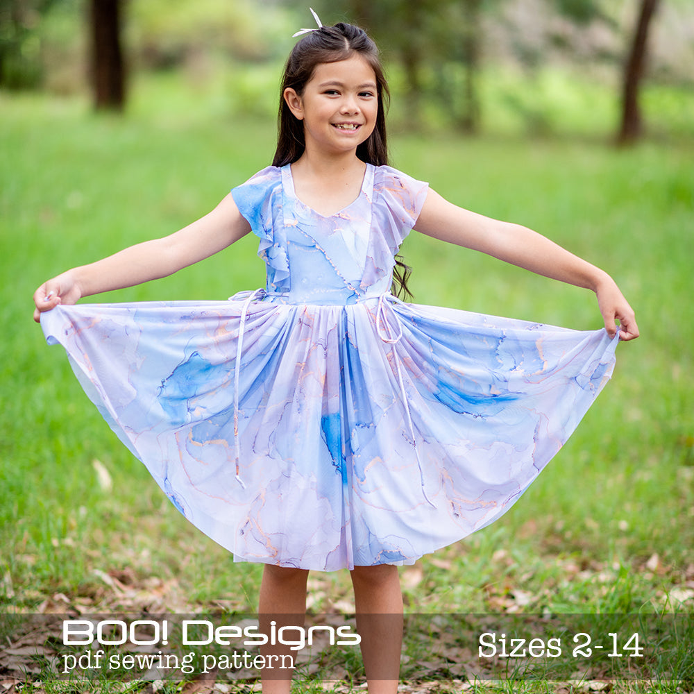 PDF Pattern: Graduation Dress – BOO Designs