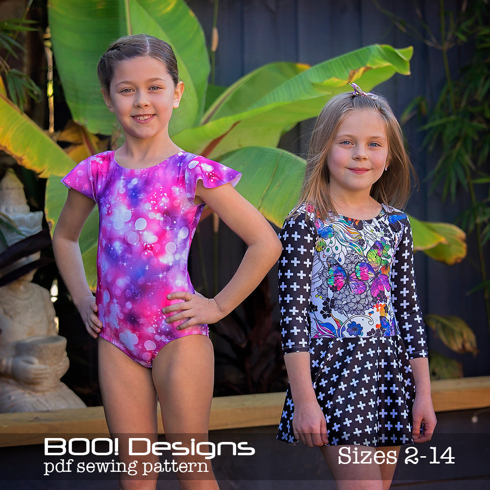 PDF Pattern: Sleeved Leotard PDF Pattern