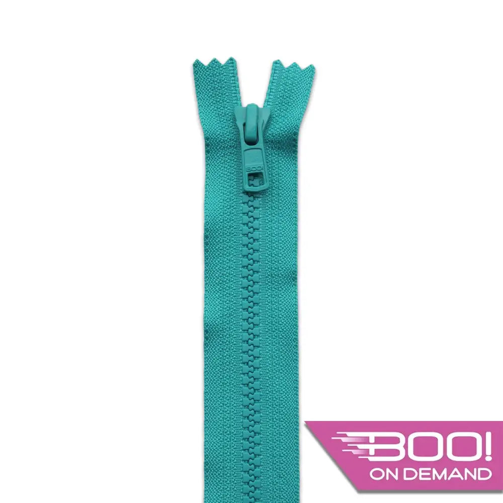 BOO Chunky Zip Closed End Teal 018 Chunky Zip Closed