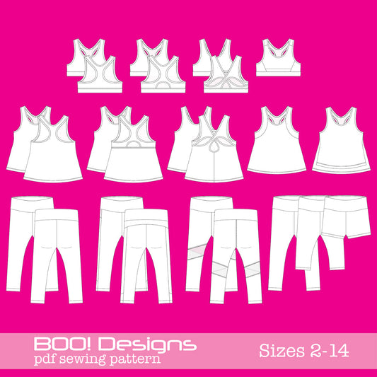 PDF Pattern: Dynamite Activewear PDF Pattern
