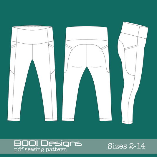 PDF Pattern: Pocket Leggings PDF Pattern