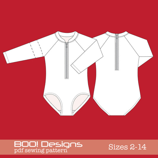 PDF Pattern: Sleeved Zip Suit PDF Pattern