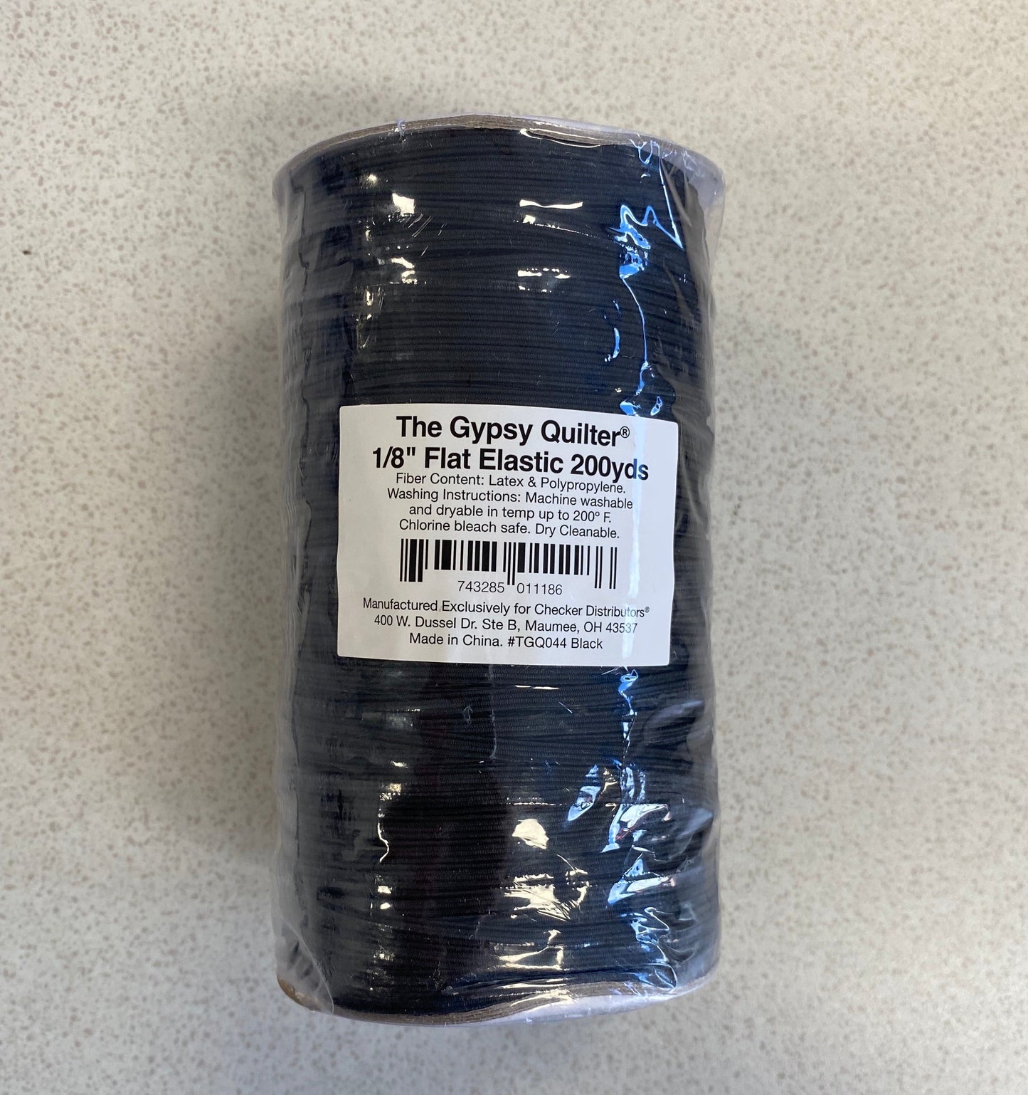 Flat Elastic Black 3mm x 180m Sampler