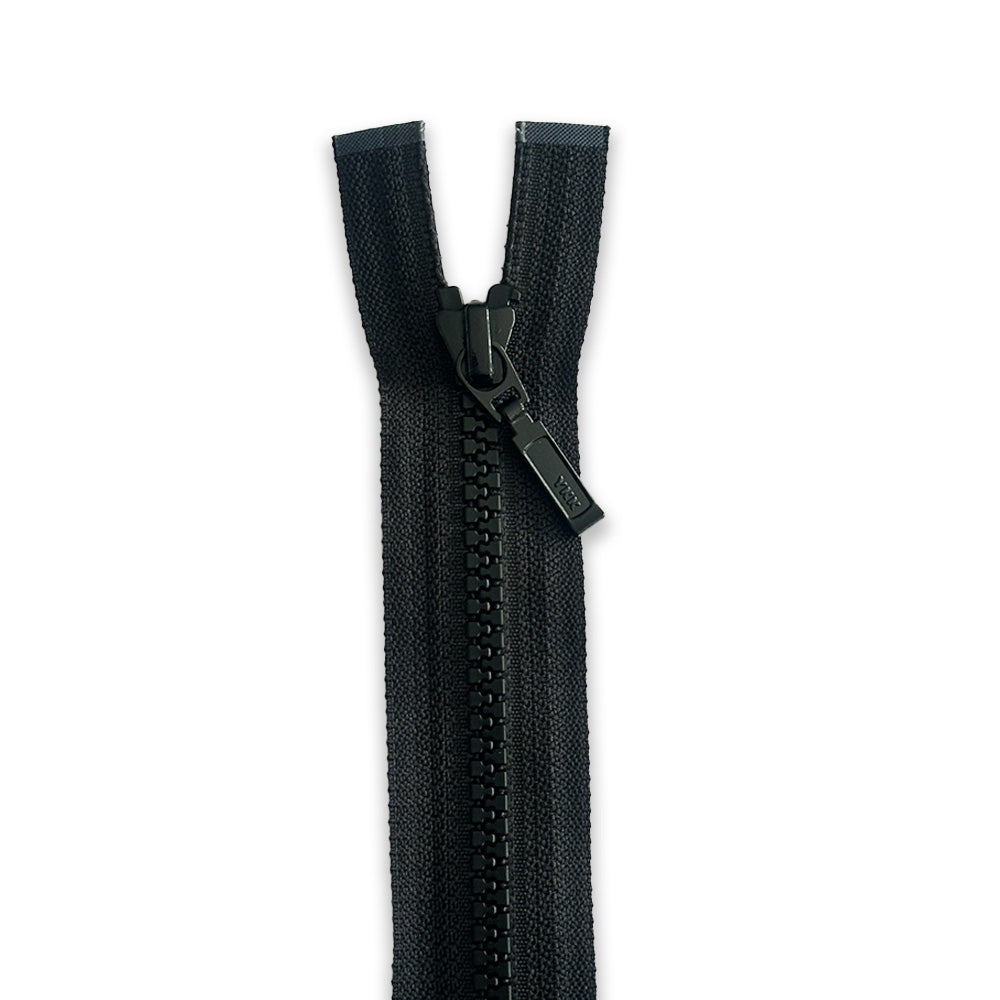 YKK Chunky Zip Separating Black 580 - 35cm Chunky Zip Separating
