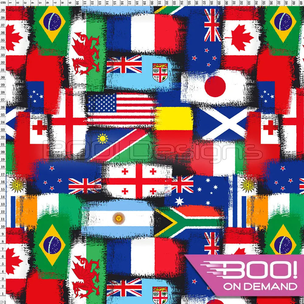 Spandex Team World Fabric