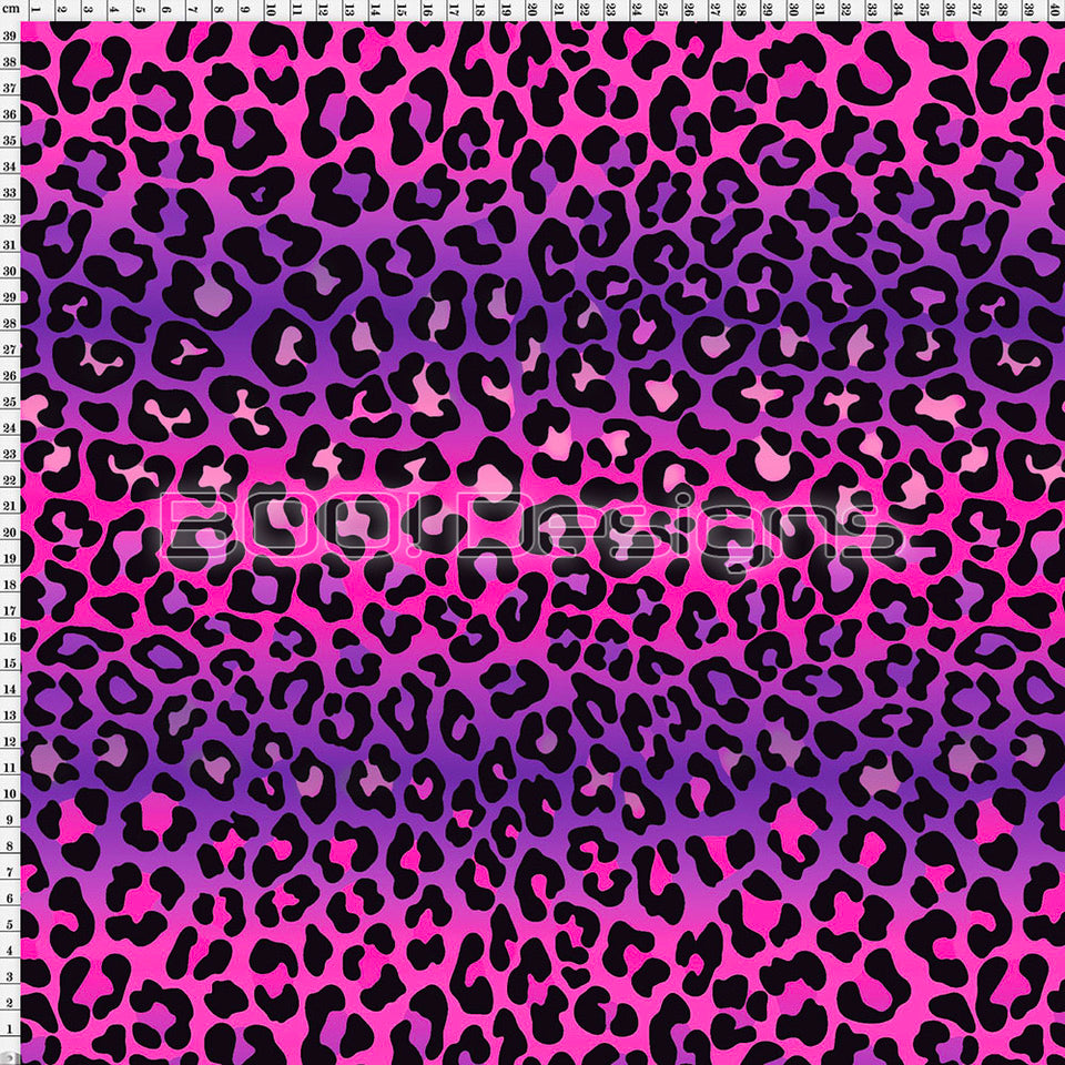 Spandex Wild Ombre Pink Fluoro