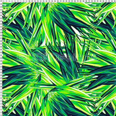 Spandex Palms Neon Lime