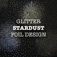 Spandex Printed Glitter Teal
