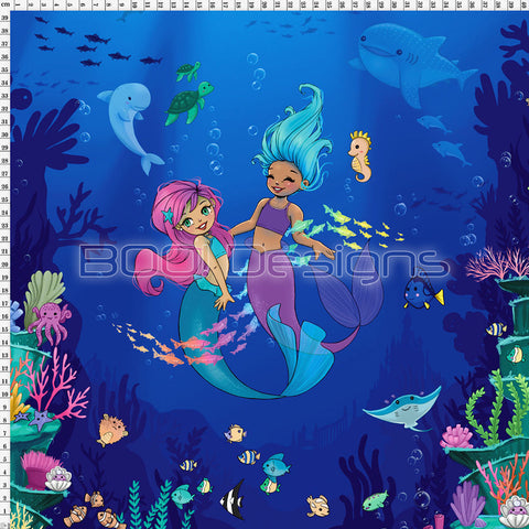 Spandex Panel Mermaids