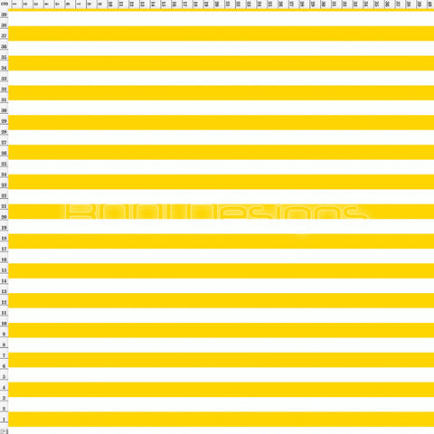 Spandex Stripes 14mm Warrior Yellow