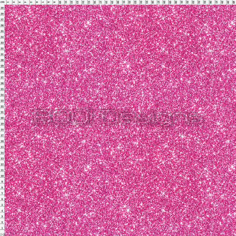 Spandex Printed Glitter Pink