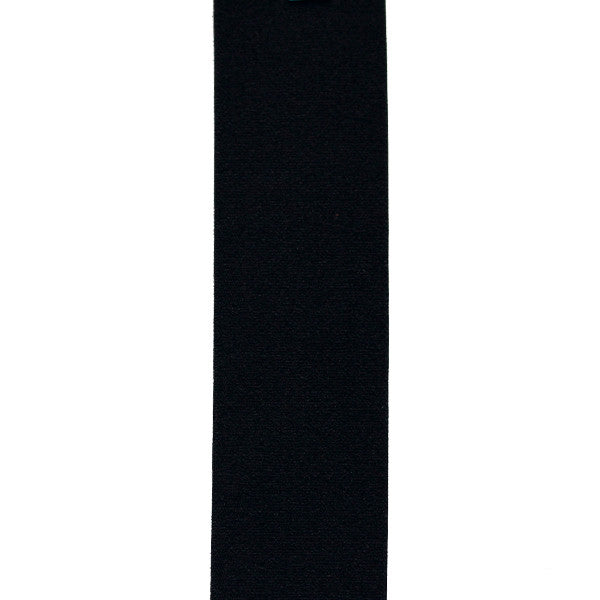 Plush Elastic 40mm Solid Black